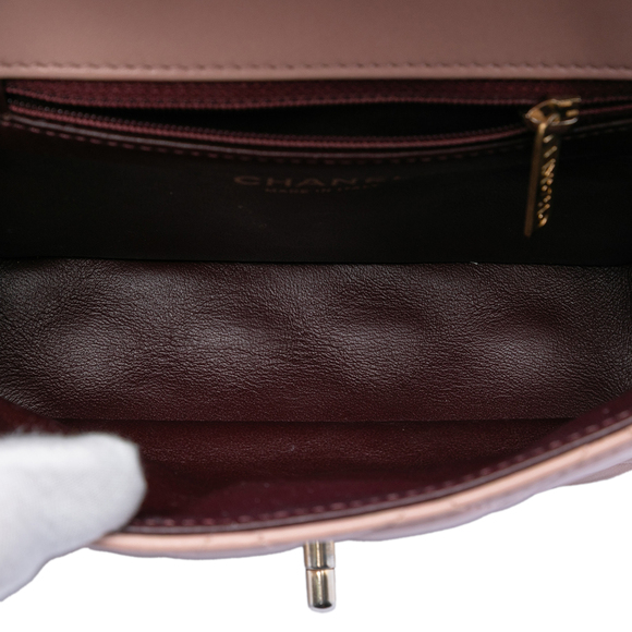 Pre-Loved Chanel Mini Quilted Lambskin Two Tone Day Flap - Picture 4 of 7